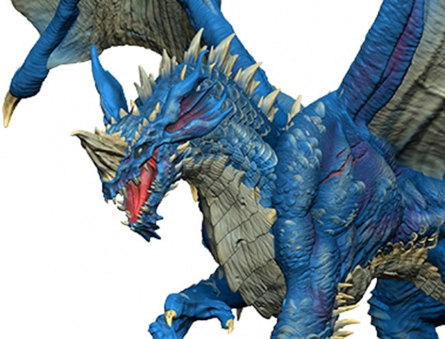 Dungeons & Dragons: 5th Ed. - Icons of the Realms - Adult Blue Dragon Premium Figure