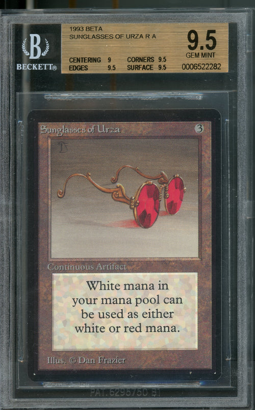Sunglasse of Urza BGS 9.5B [Limited Edition Beta]