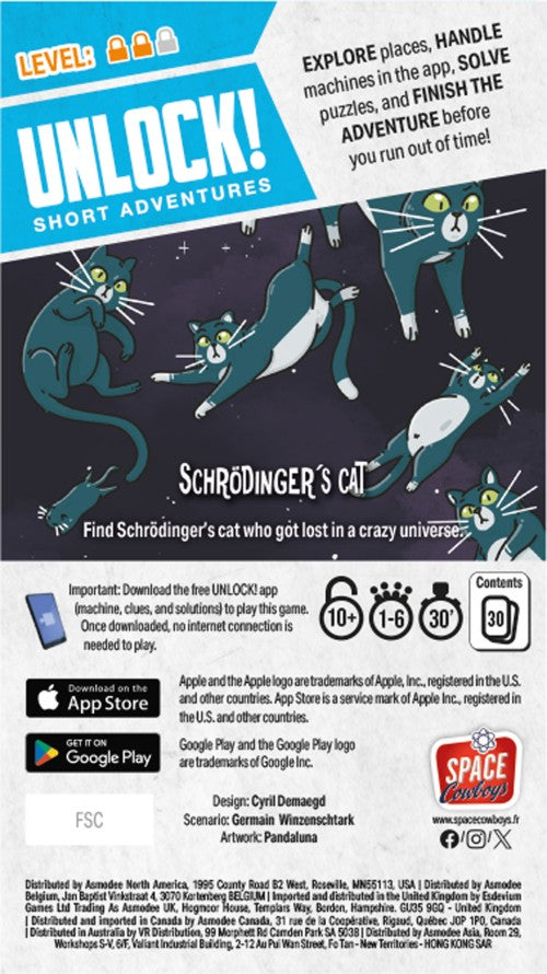 Unlock Short Adventures 8 - Schrödingers Cat