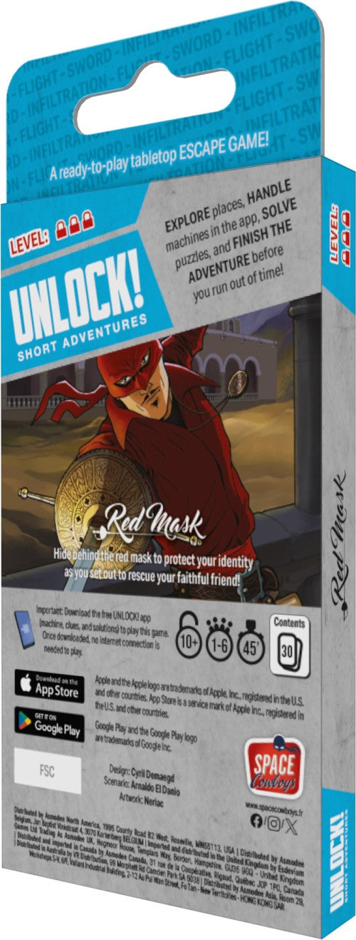 Unlock Short Adventures 7 - Red Mask