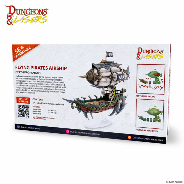 Dungeons & Lasers: Deuslair - Flying Pirate Airship