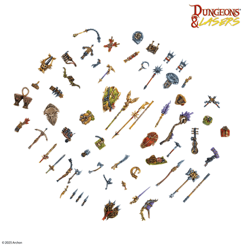 Dungeons & Lasers: Adventurer’s Gear Set