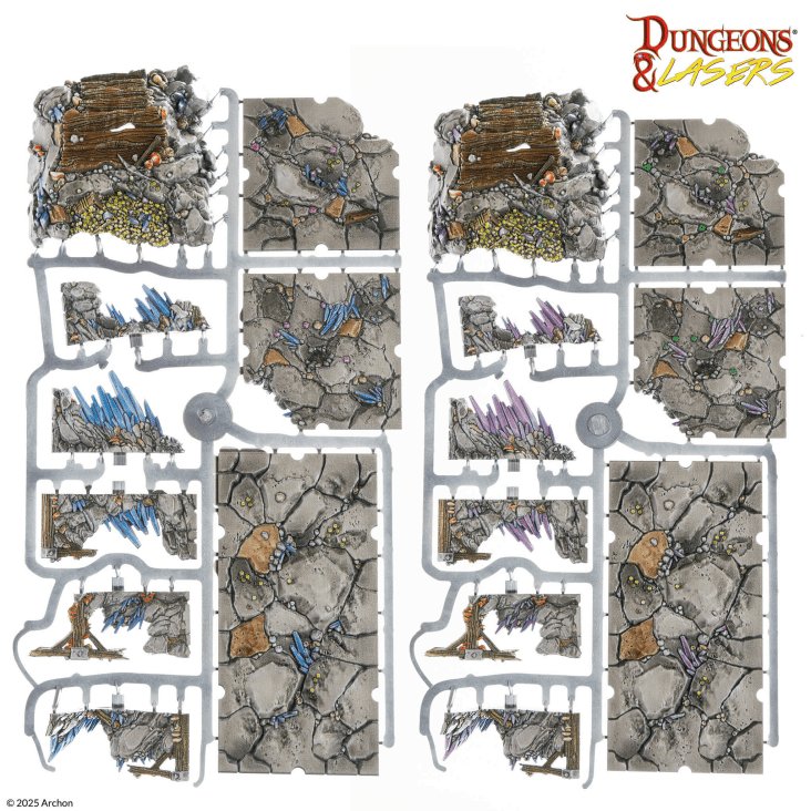 Dungeons & Lasers: Deep Mines (Pre-Painted)