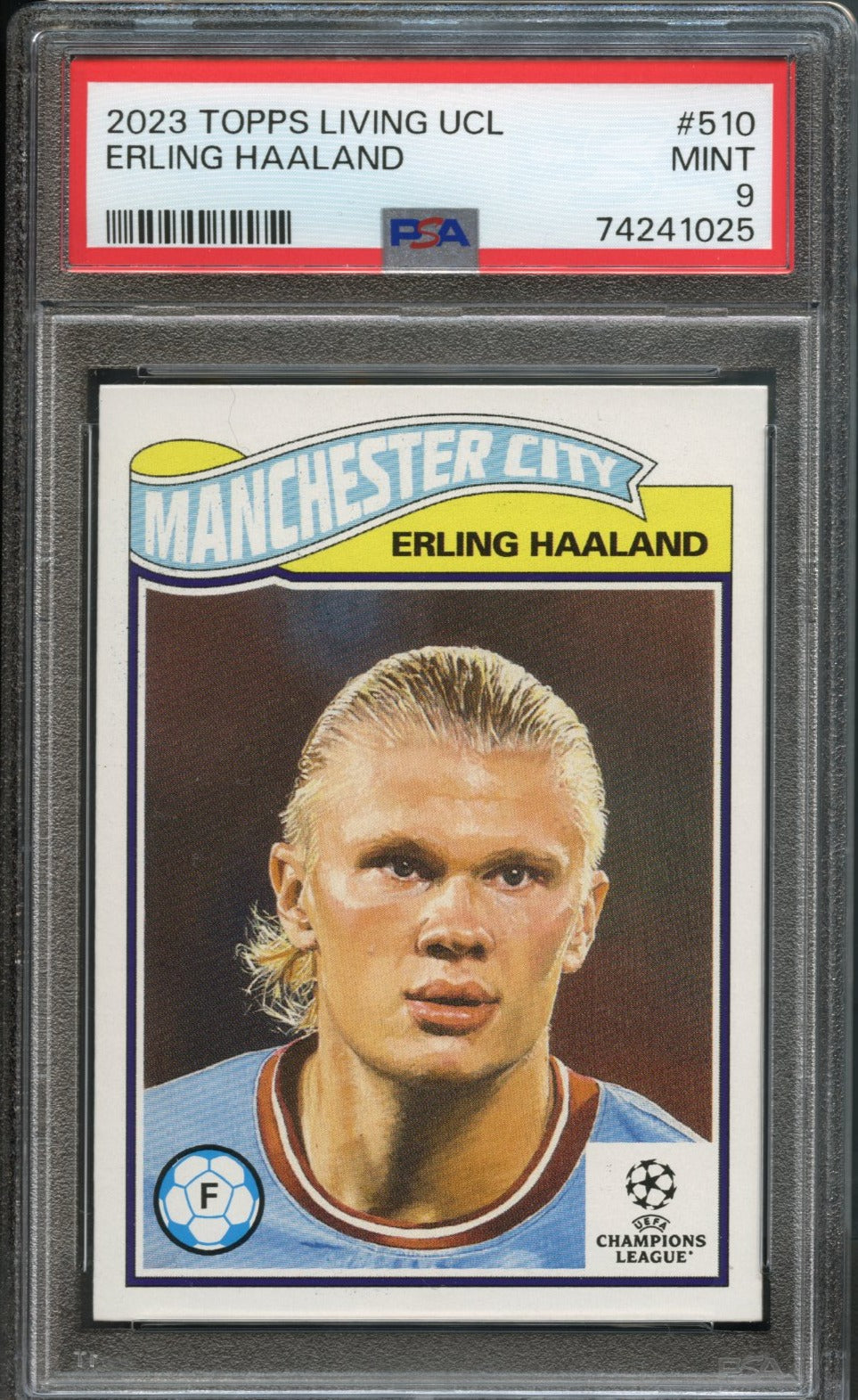 Erling Haaland #510 PSA 9 [2023 Topps Living Legend UCL]