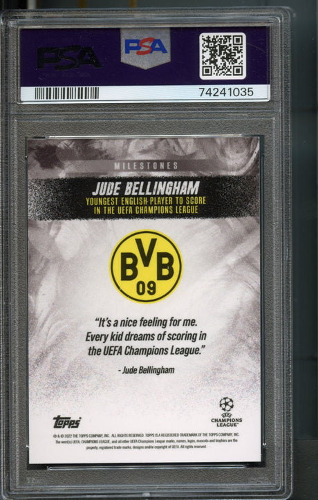 Jude Bellingham 73/99 PSA 9 [2022 Topps Jude Bellingham Curated]