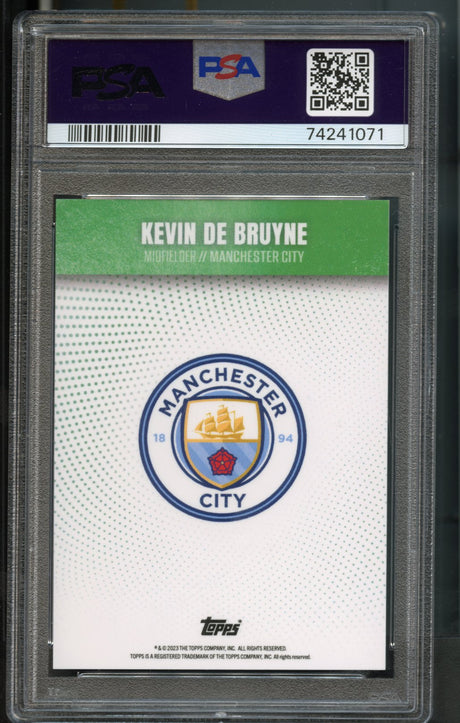 Kevin De Bruyne /75 PSA 8 [2022-23 Topps Manchester City Team Set]