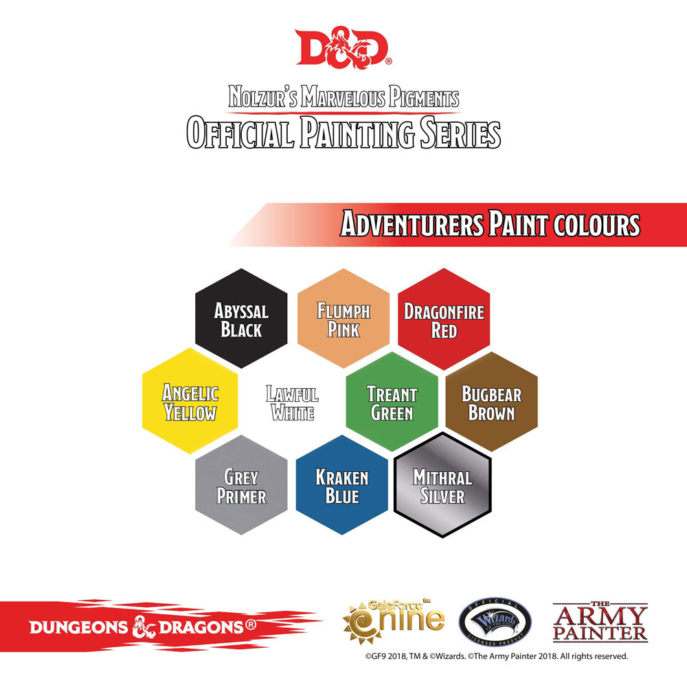 Nolzur's Marvelous Pigments - Adventurers Paint Set