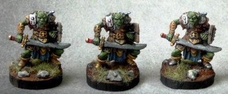 Reaper Bones - Orc Swordsmen (3 Stk)