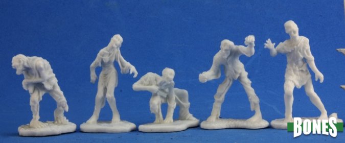 Reaper Bones - Zombies! (5 Stks)