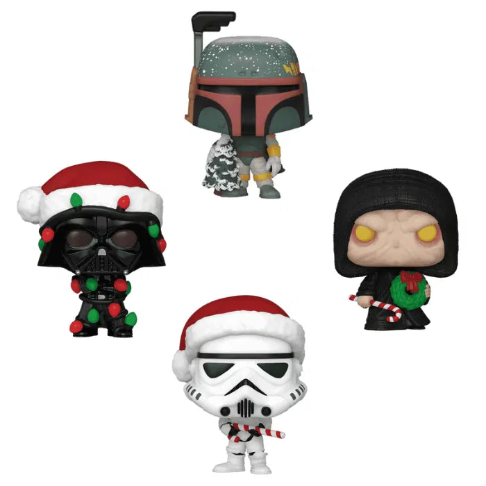 Funko POP Pocket! - Star Wars - Holiday Tree Box 4 Pack