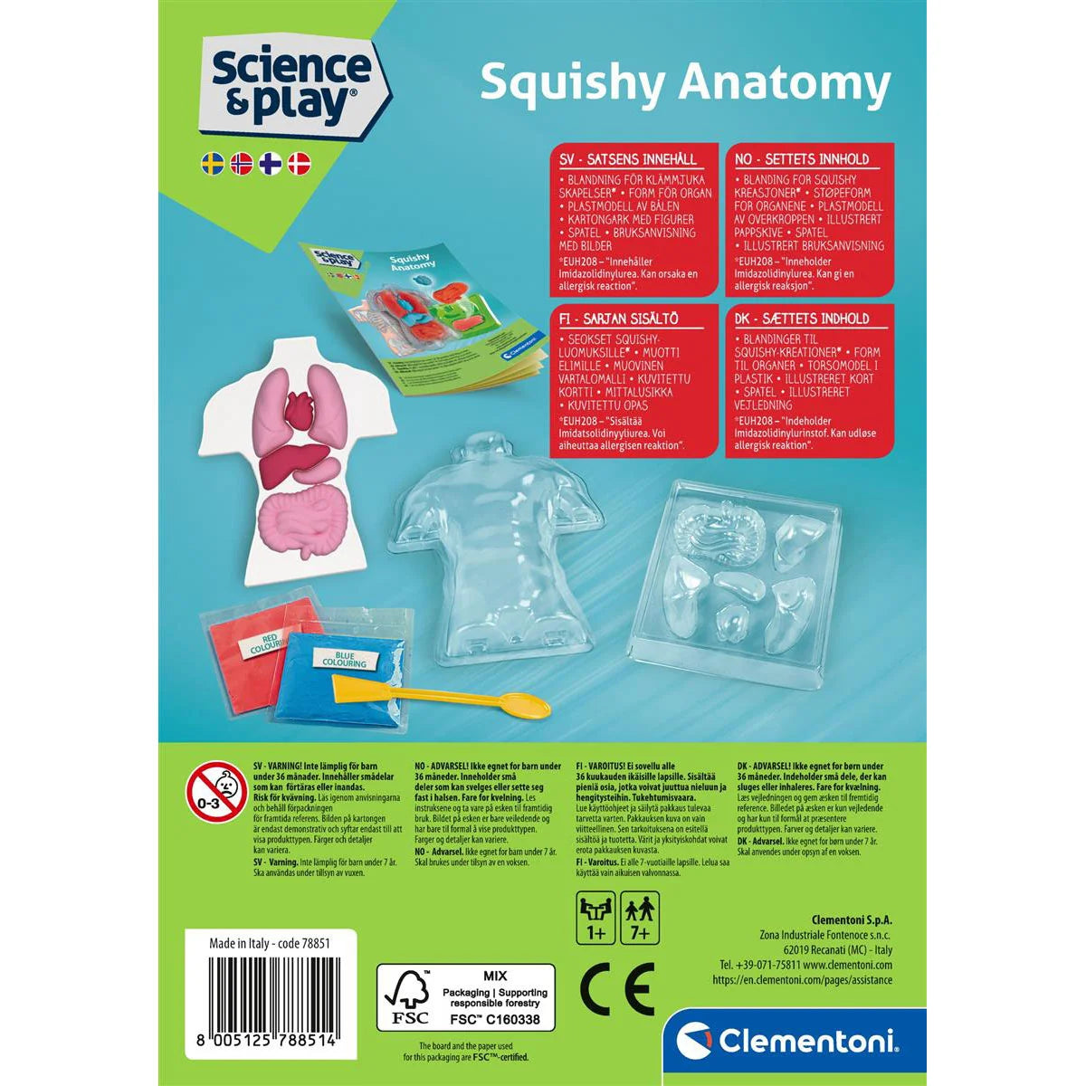 Science and Play - Mini Squishy Organs