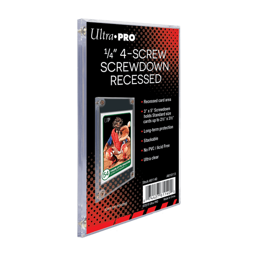 Ultra PRO 0.25" Screwdown Recessed Holder