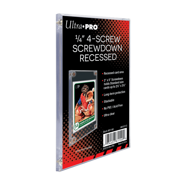 Ultra PRO 0.25" Screwdown Recessed Holder