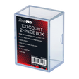 Ultra PRO 2-Piece 100 Count Clear Card Storage Box