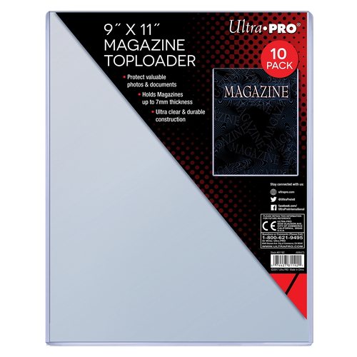 Ultra PRO 9" X 11" Thick Magazine Toploader (10)