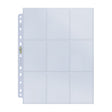 Ultra PRO 9-Pocket Platinum Page for Standard Size Cards (100)