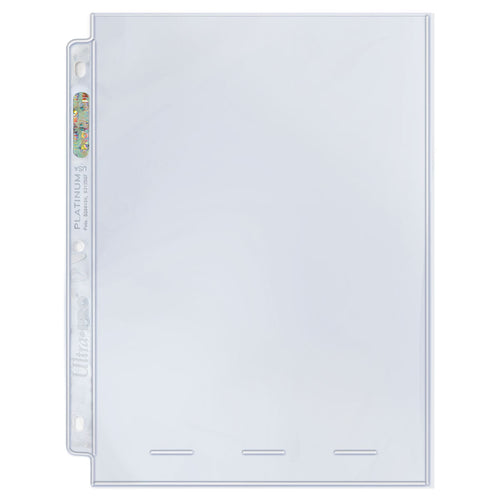 Ultra PRO 1-Pocket Platinum Page with 8" X 10" Pocket (100)