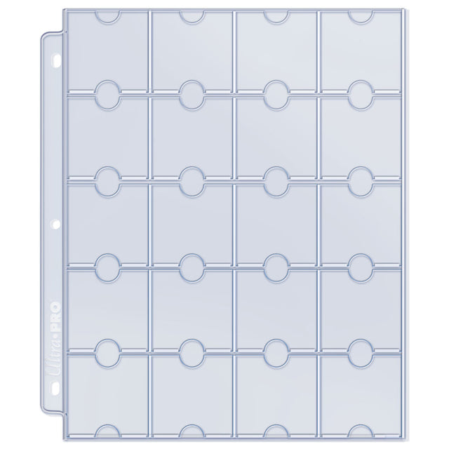 Ultra PRO 20-Pocket Platinum Page for Coins and Tokens (10)