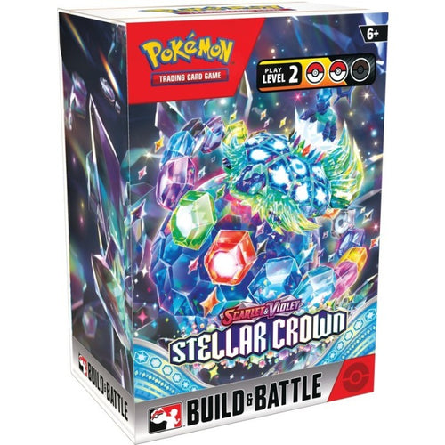 Pokemon Scarlet & Violet 7: Stellar Crown - Prerelease Pack/Build & Battle Box