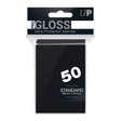 Ultra PRO PRO-Gloss Standard Deck Protector sleeves - Black (50)