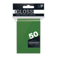 Ultra PRO PRO-Gloss Standard Deck Protector sleeves - Green (50)