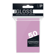 Ultra PRO PRO-Gloss Standard Deck Protector sleeves - Pink (50)