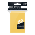 Ultra PRO PRO-Gloss Standard Deck Protector sleeves - Yellow (50)