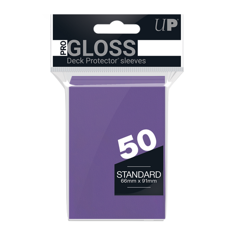 Ultra PRO PRO-Gloss Standard Deck Protector sleeves - Purple (50)