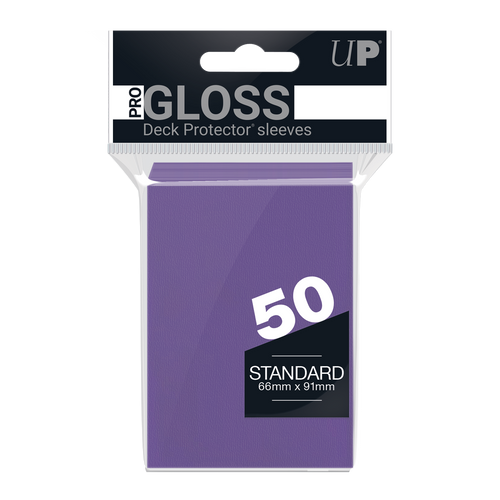 Ultra PRO PRO-Gloss Standard Deck Protector sleeves - Purple (50)