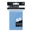 Ultra PRO PRO-Gloss Standard Deck Protector sleeves - Light Blue (50)