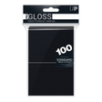 Ultra PRO PRO-Gloss Standard Deck Protector sleeves - Black (100)