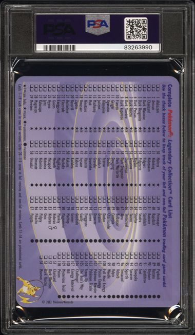 Mewtwo [Box Topper] #S4 PSA 4 [Legendary Collection]