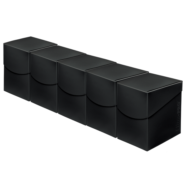 Ultra PRO Eclipse PRO 100+ Deck Box Bundle (5-pack) - Jet Black