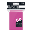 Ultra PRO PRO-Matte Standard Deck Protector sleeves - Bright Pink (50)