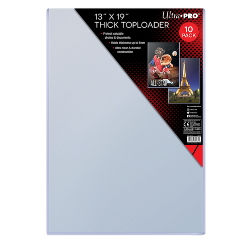 Ultra PRO 13" X 19" Thick Toploader (10)