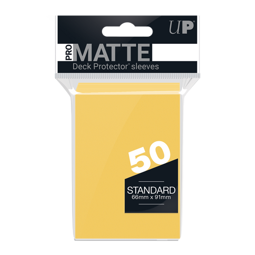 Ultra PRO PRO-Matte Standard Deck Protector sleeves - Yellow (50)