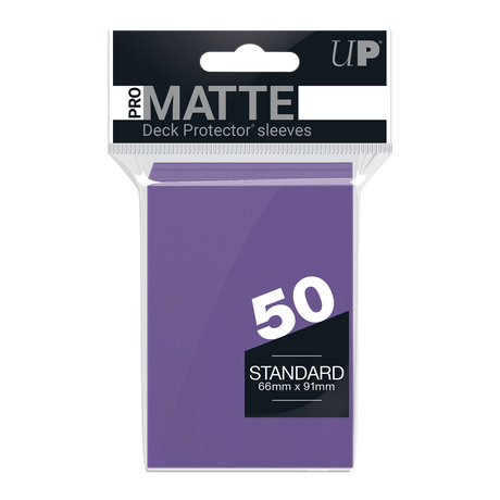 Ultra PRO PRO-Matte Standard Deck Protector sleeves - Purple (50)