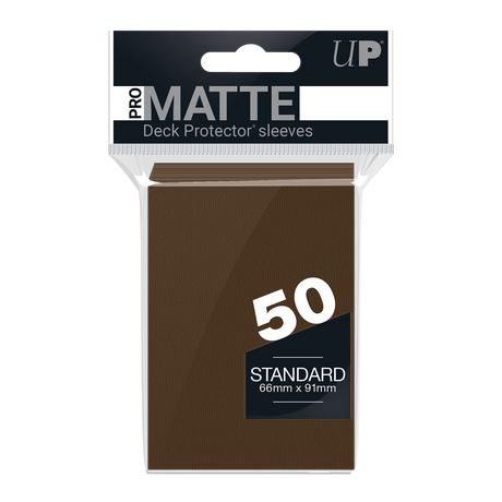 Ultra PRO PRO-Matte Standard Deck Protector sleeves - Brown (50)