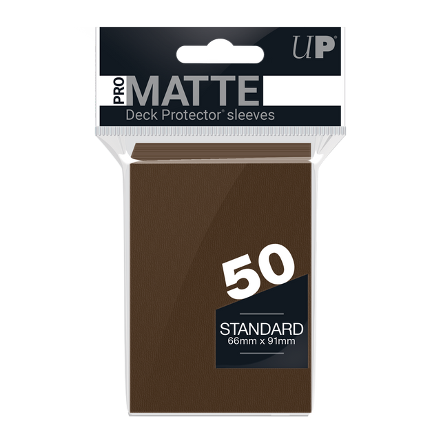 Ultra PRO PRO-Matte Standard Deck Protector sleeves - Brown (50)