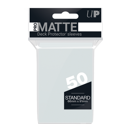 Ultra PRO PRO-Matte Standard Deck Protector sleeves - Clear (50)