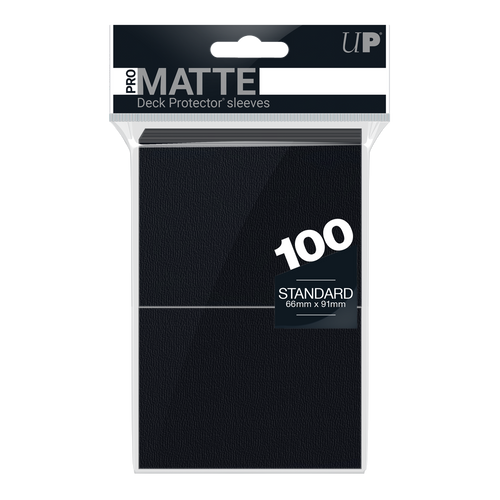Ultra PRO PRO-Matte Standard Deck Protector sleeves - Black (100)