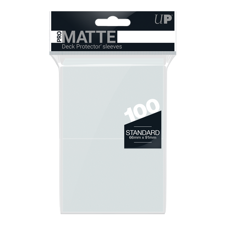 Ultra PRO PRO-Matte Standard Deck Protector sleeves - Clear (100)