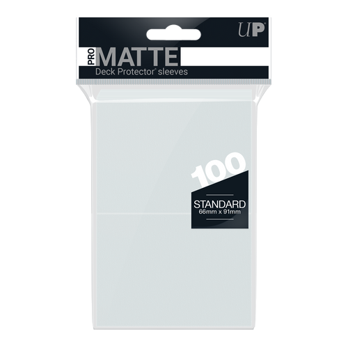Ultra PRO PRO-Matte Standard Deck Protector sleeves - Clear (100)