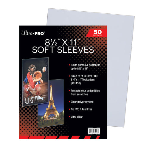 Ultra PRO 8.5" x 11" Soft Sleeves (50)