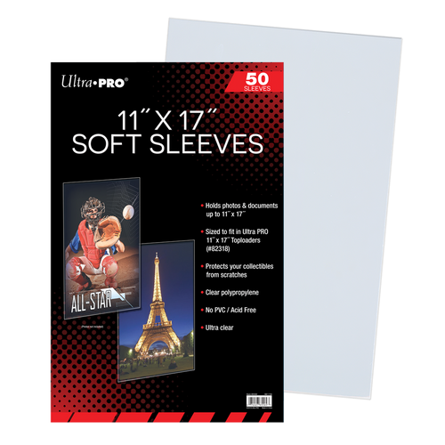 Ultra PRO 11" x 17" Soft Sleeves (50)