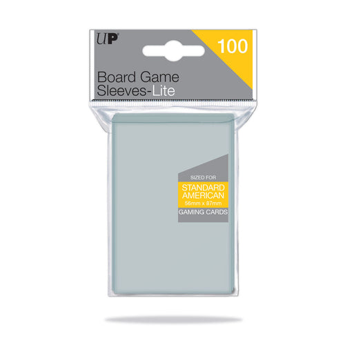 Ultra PRO Lite Standard American Board Game Sleeves 56mm x 87mm (100)