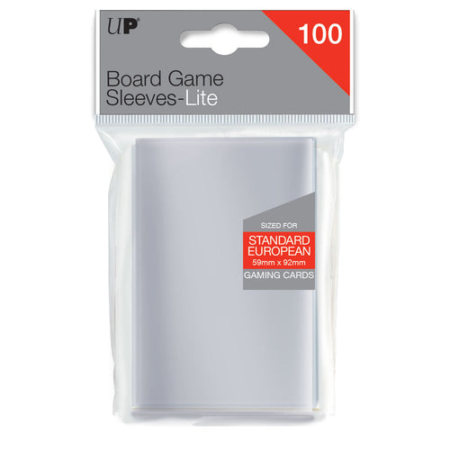 Ultra PRO Lite Standard European Board Game Sleeves 59mm x 92mm (100)