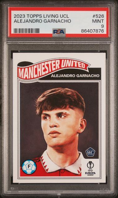 Alejandro Garnacho #526 PSA 9 [2023 Topps Living Uefa Champions League]