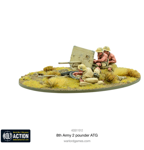 Bolt Action: British 8th Army - 2 Pounder ATG (Eng)