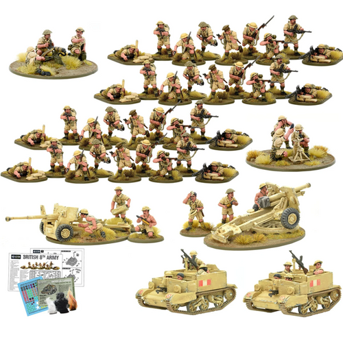 Bolt Action: British 8th Army - Starter Army (Eng)